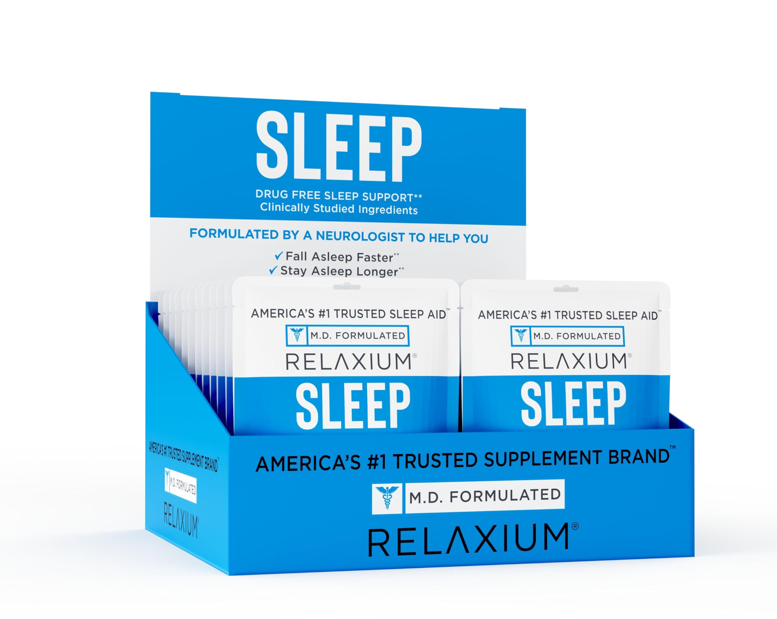Amazon.com: Relaxium Sleep Aid, 24 Travel Pouches (6 Capsules Each